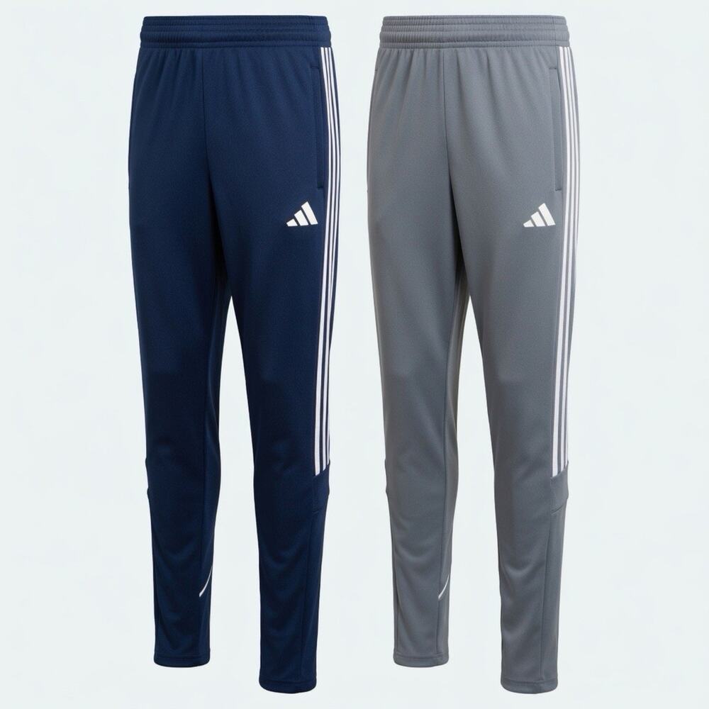 Adidas Men's Small Set of 2 Tiro 23 League Pant - Navy & Grey Track Pants Soccer